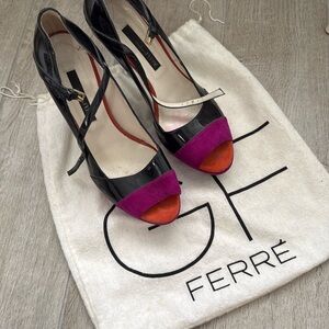 Gianfranco Ferre peep toe pumps